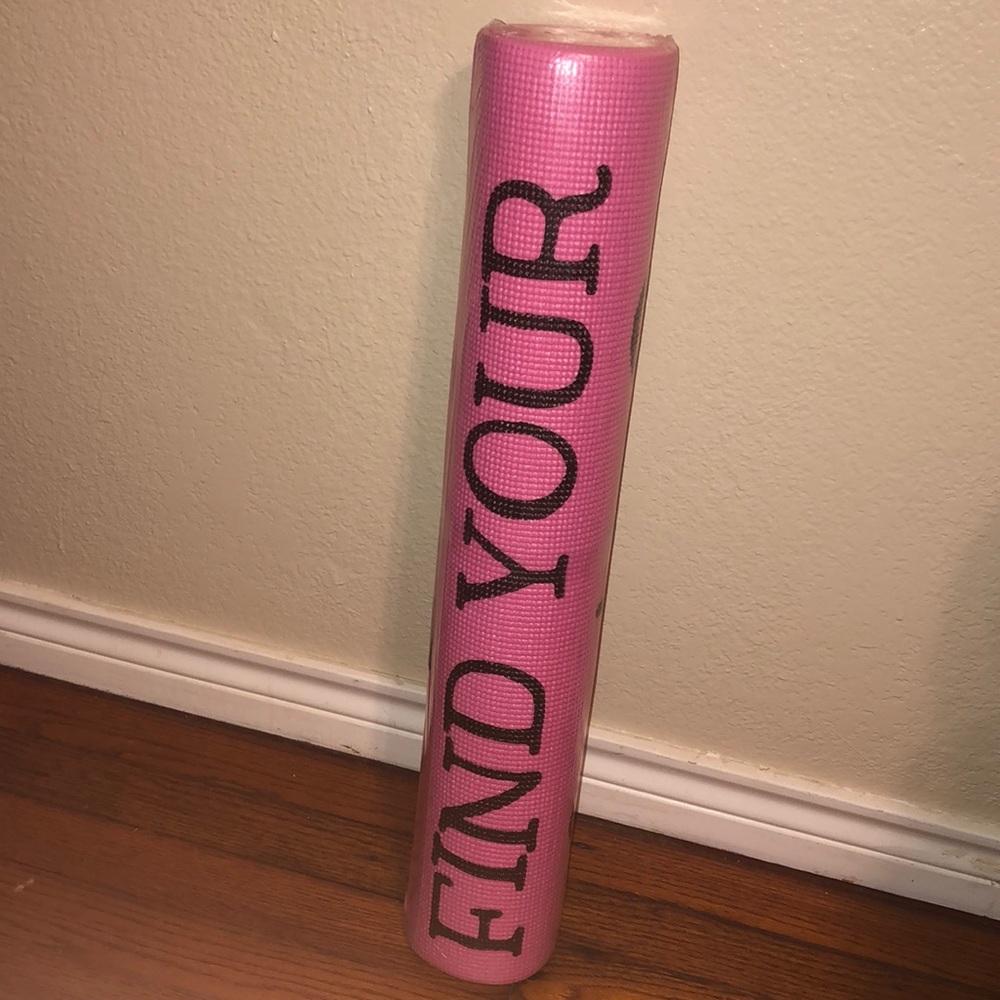 Pink yoga mat